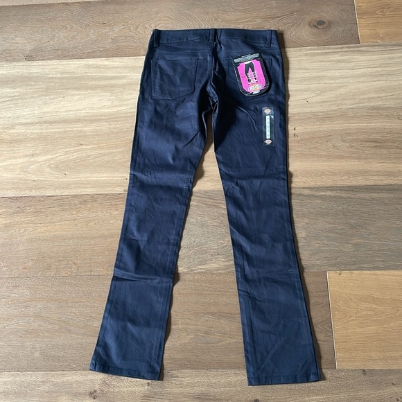 Dickies Girl 5 Pocket Classic Skinny NWT Dark Navy (Dickies HH164) Size 11 - Picture 7 of 9